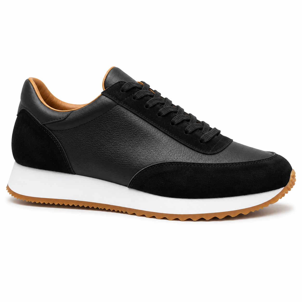 Atelier Full-Grain Leather Sneakers — Handmade Contrast Edition