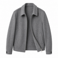 Double Wool Lapel Jacket — Business Short Structured Premium