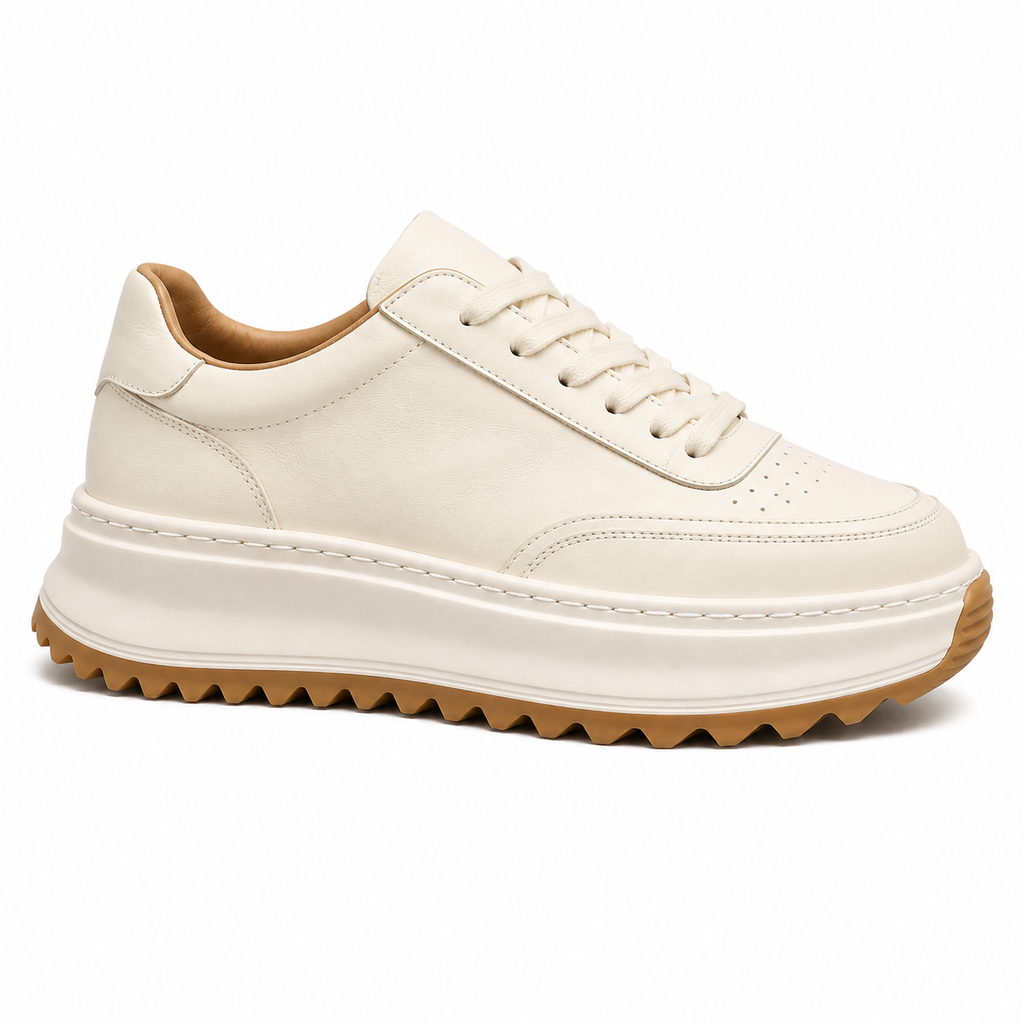 Heritage Horsehide White Shoes — Retro Court Edition