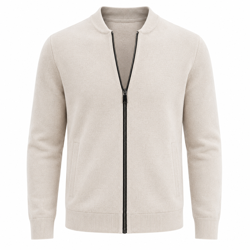 Imperial Cashmere Knit Cardigan — Structured Winter Edition