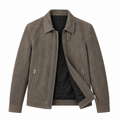 Imported Sheepskin Suede Jacket — Light Luxury Genuine Leather (Limited).