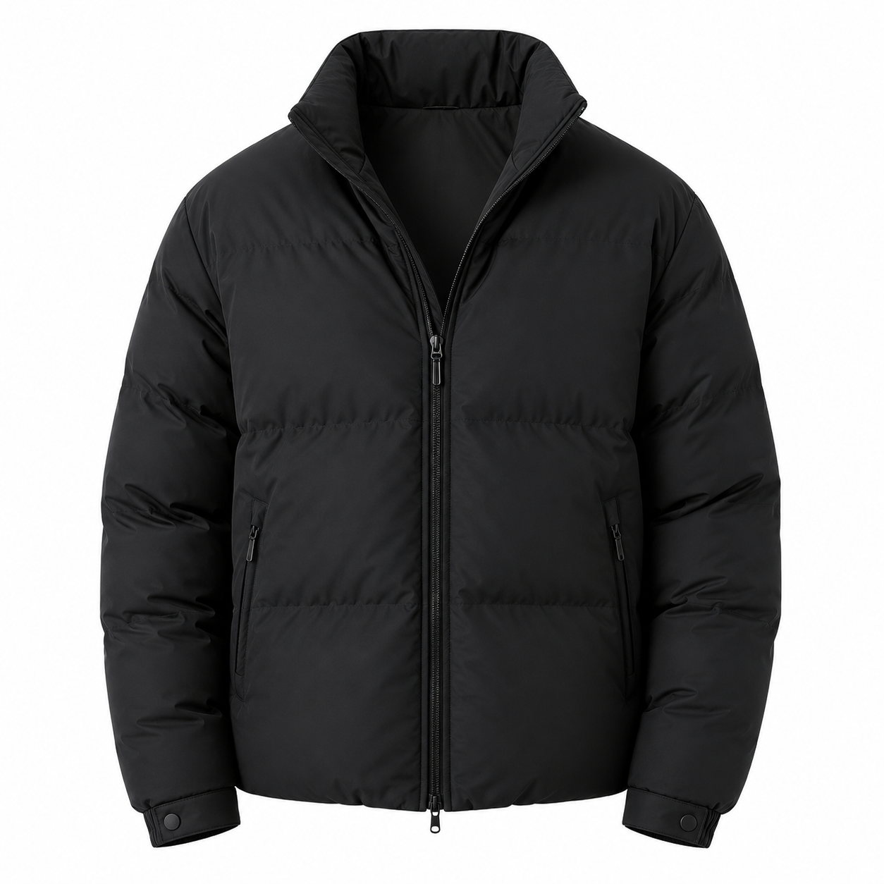 Insulated Down Puffer Jacket — Thickened Casual Short Shell