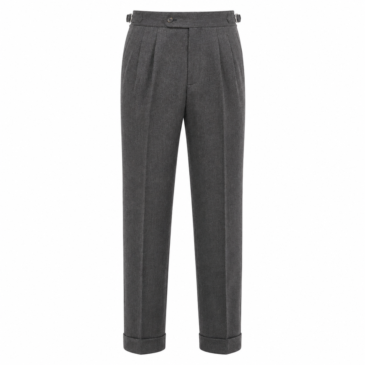 Italian Wool Pleat Trousers — Tapered Luxe