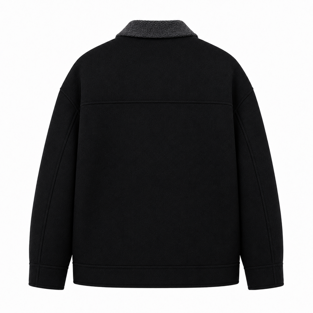 Lambswool Chore Jacket — Double-Face Oversized