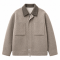 Lambswool Chore Jacket — Double-Face Oversized