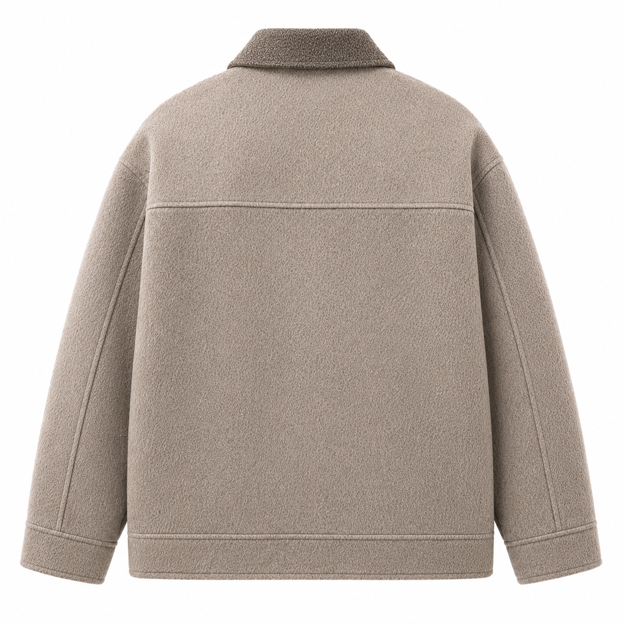 Lambswool Chore Jacket — Double-Face Oversized