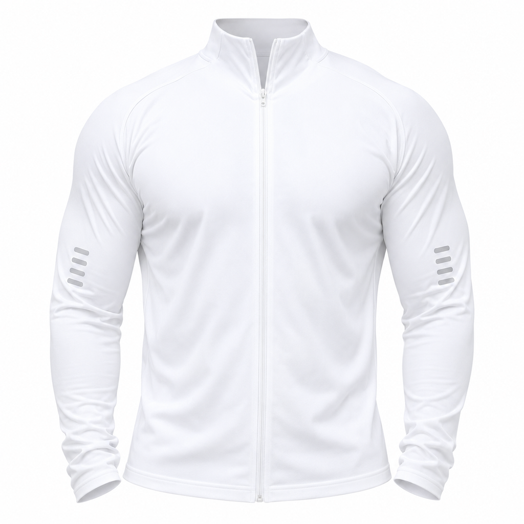 Lightweight Performance Zip Jacket — Quick-Dry Long Sleeve