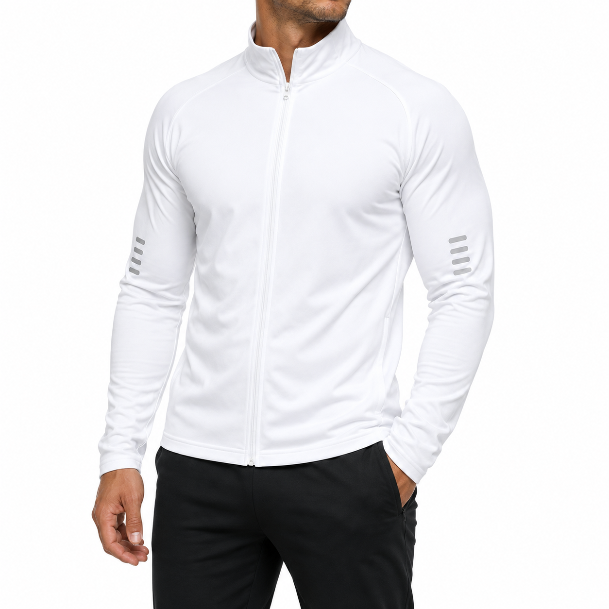 Lightweight Performance Zip Jacket — Quick-Dry Long Sleeve
