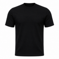 Long-Staple Cotton Crew Neck T-Shirt — Wrinkle-Free Loose Fit