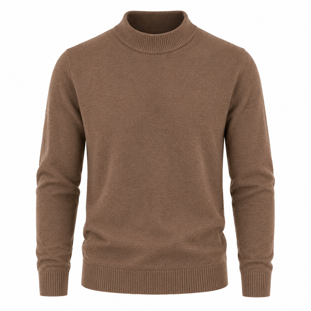 Modal Blend Crew Neck Sweater — Soft Minimal