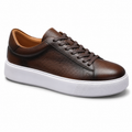 Obsidian Cowhide Commuter Shoes — Refined Leisure Edition