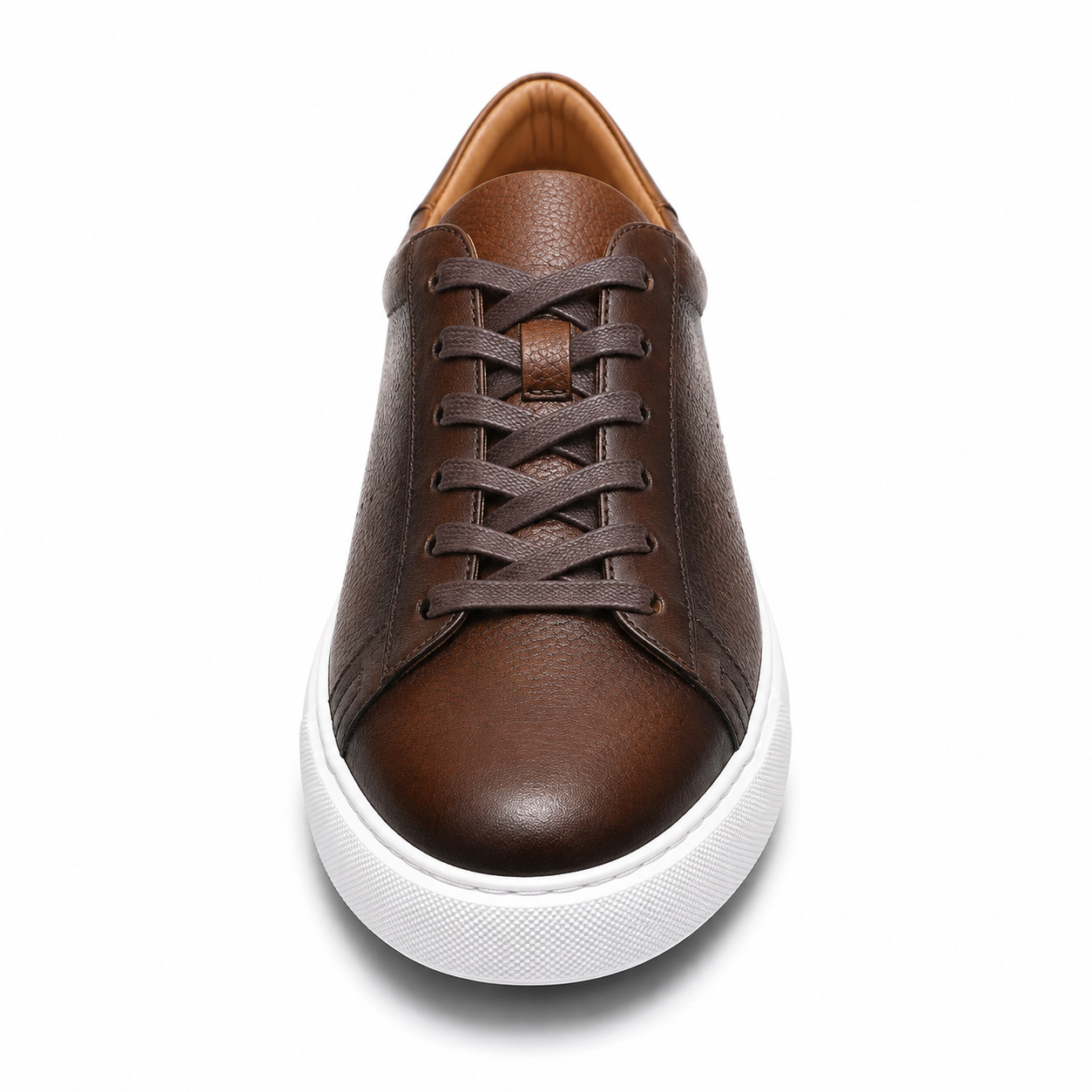 Obsidian Cowhide Commuter Shoes — Refined Leisure Edition