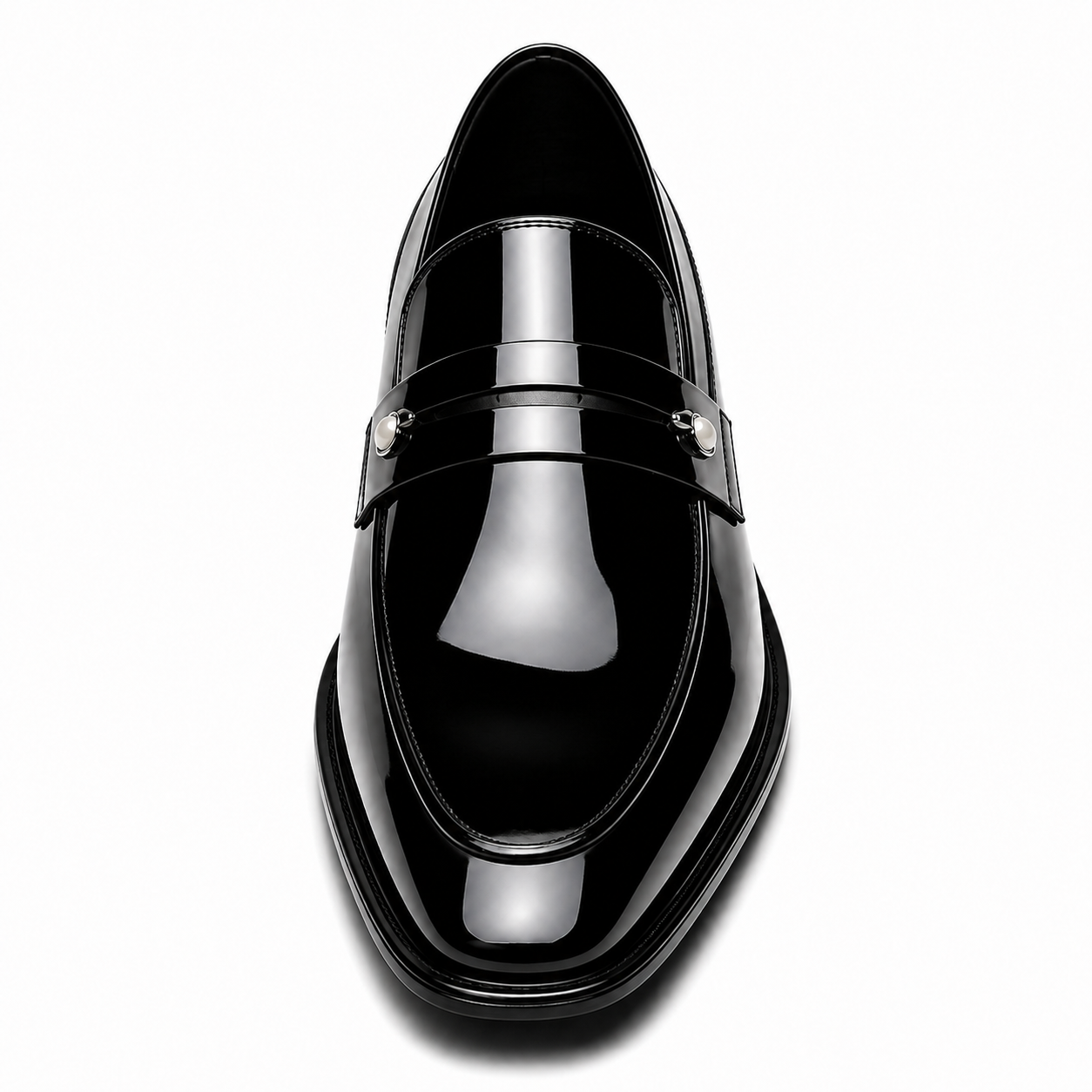 Patent Leather Slip-On Loafers — Glossy Formal Breathable (Limited)