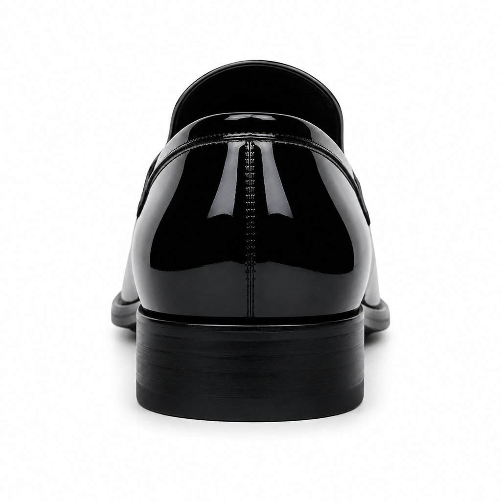 Patent Leather Slip-On Loafers — Glossy Formal Breathable (Limited)