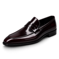 Patent Leather Square Toe Oxford Shoes — Mirror Finish Formal