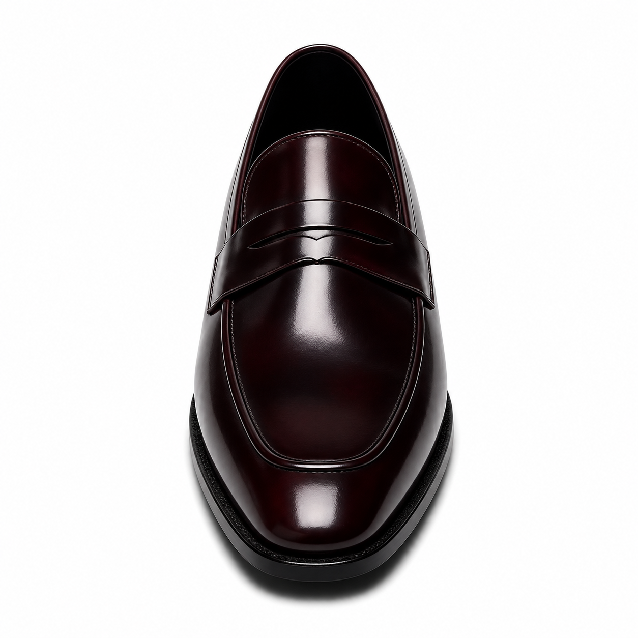 Patent Leather Square Toe Oxford Shoes — Mirror Finish Formal