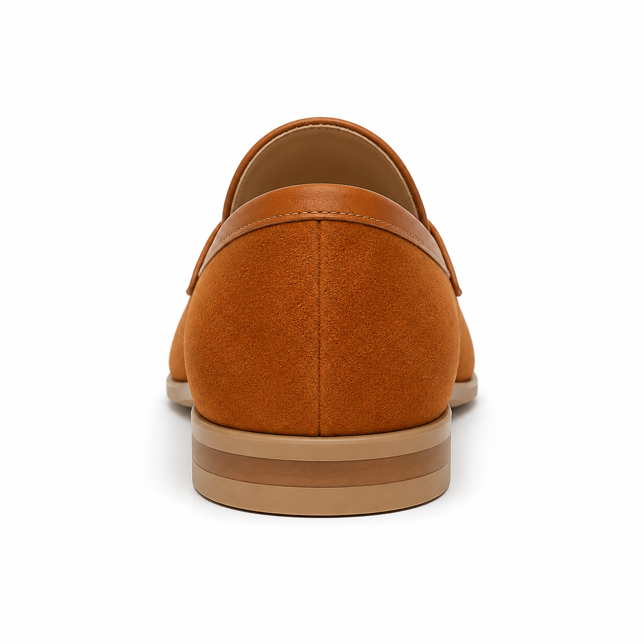 Perforated Leather Penny Loafers — Breathable Summer Casual
