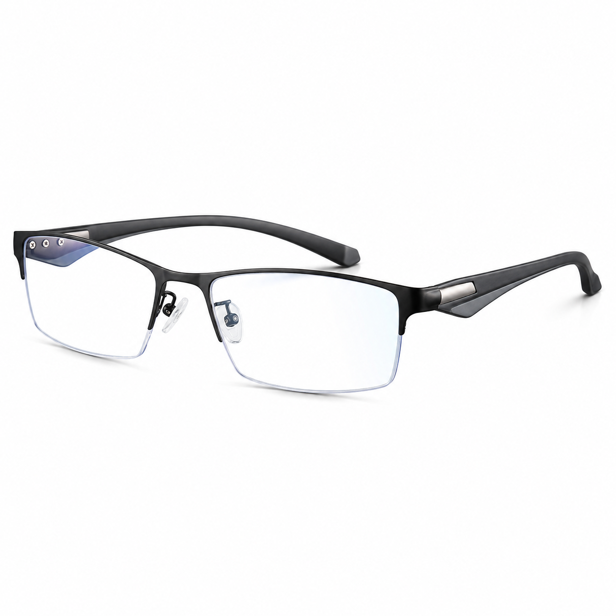 Photochromic Blue-Light Glasses — Lightweight Metal Frame