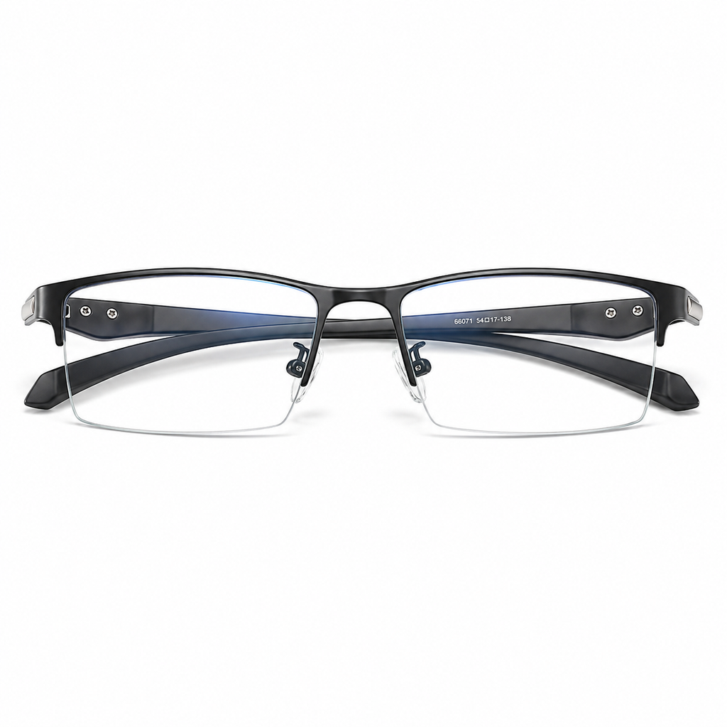 Photochromic Blue-Light Glasses — Lightweight Metal Frame