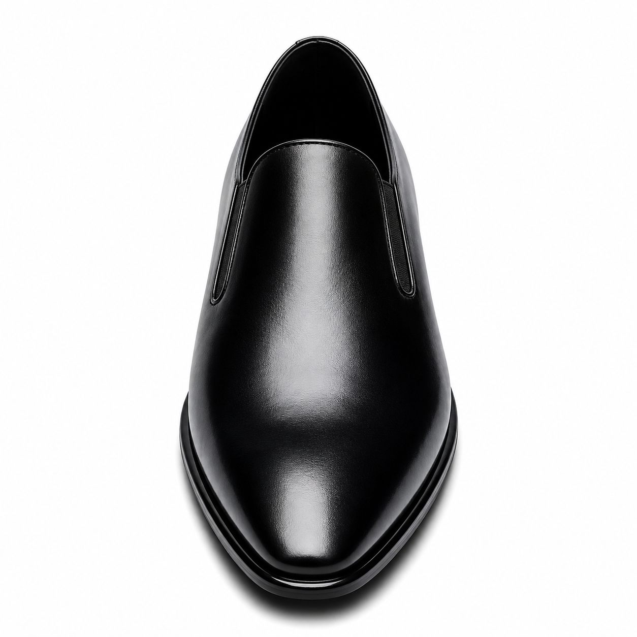 Pointed Toe Slip-On Oxford Shoes — Business Formal Leather