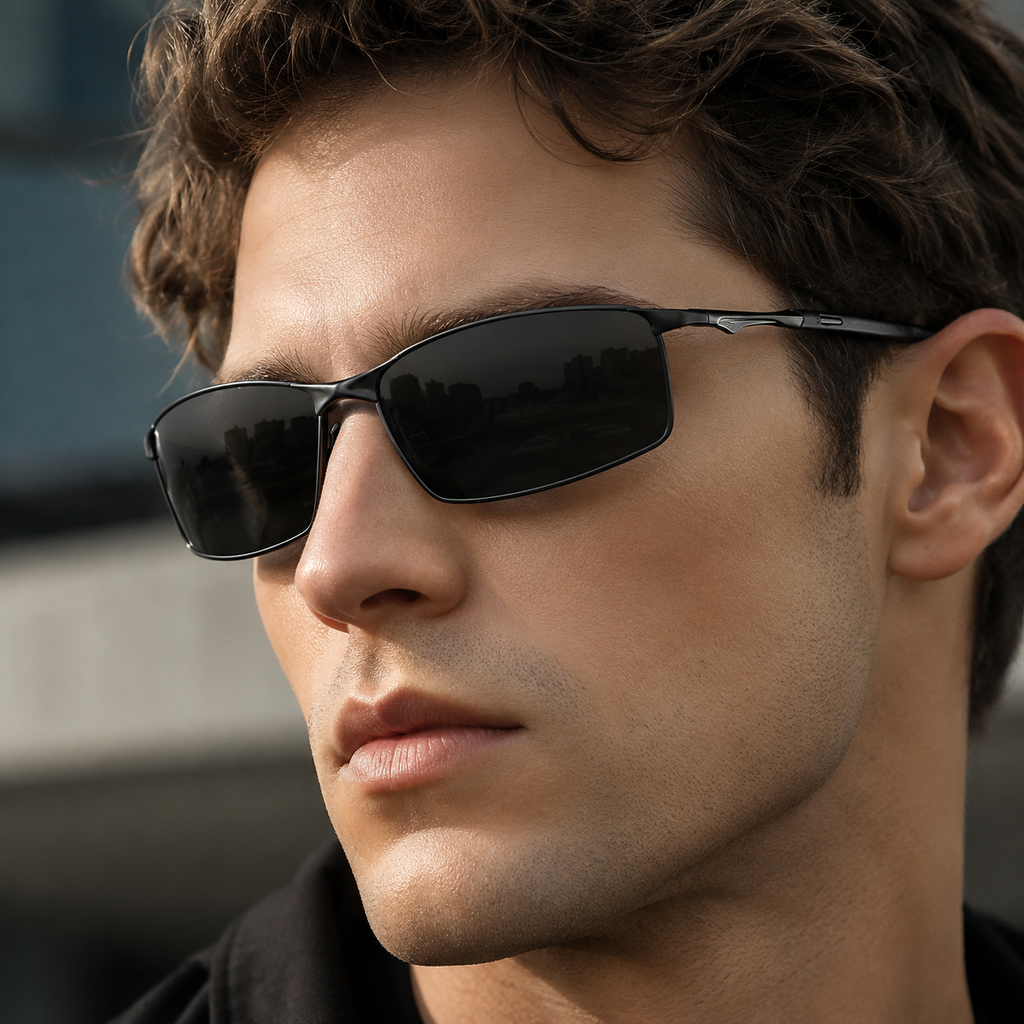 Polarized Metal Performance Glasses — Anti-Glare Alloy Frame