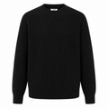 Ridge Ribbed Knit Sweater — Relaxed Heavyweight Edition