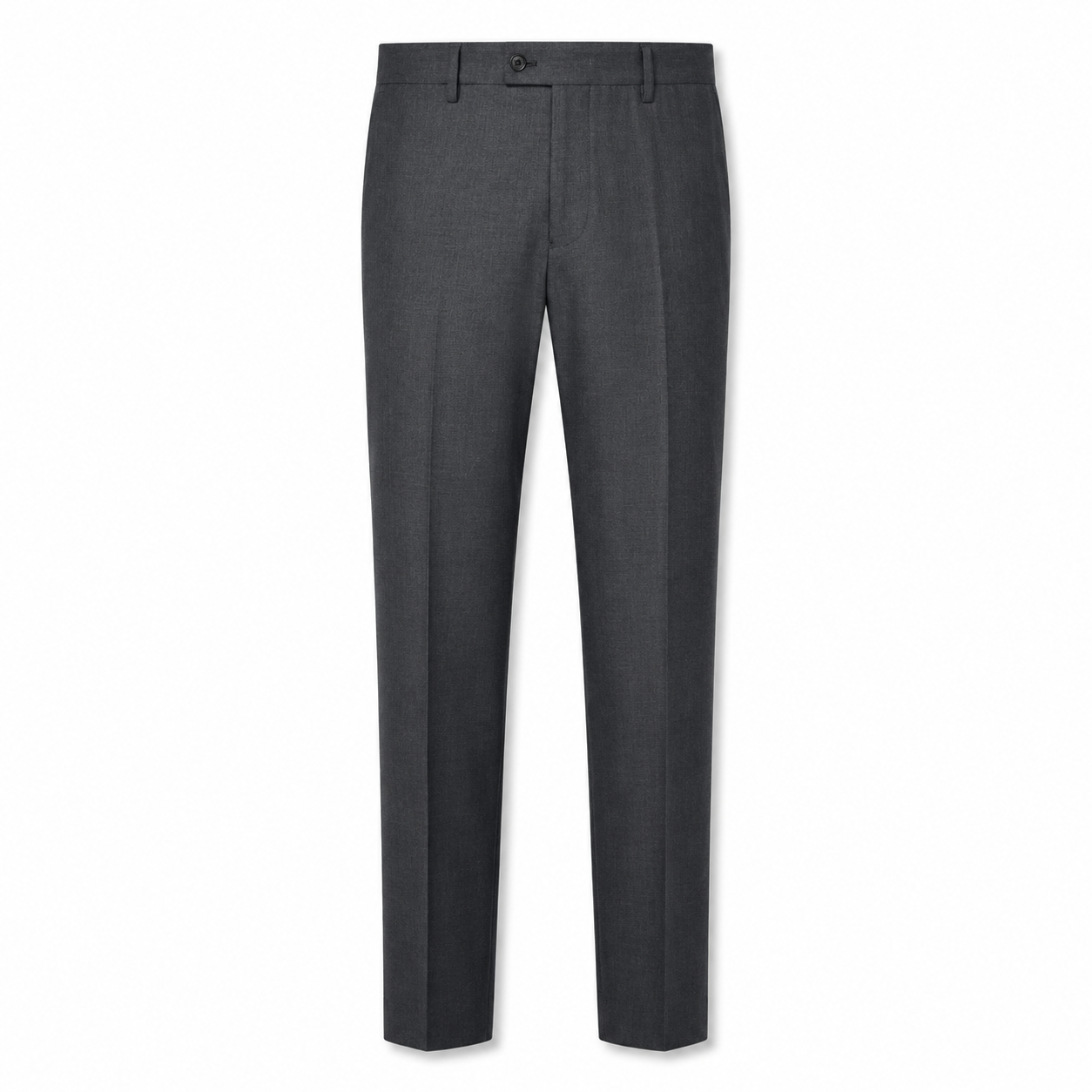 Slim Fit Elastic Commuter Trousers — Straight Leg Tailored