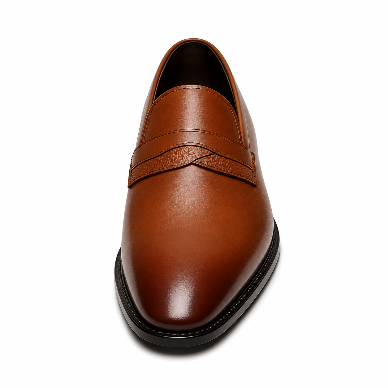 Soft-Sole Pointed Toe Loafers — Pure Leather European Formal