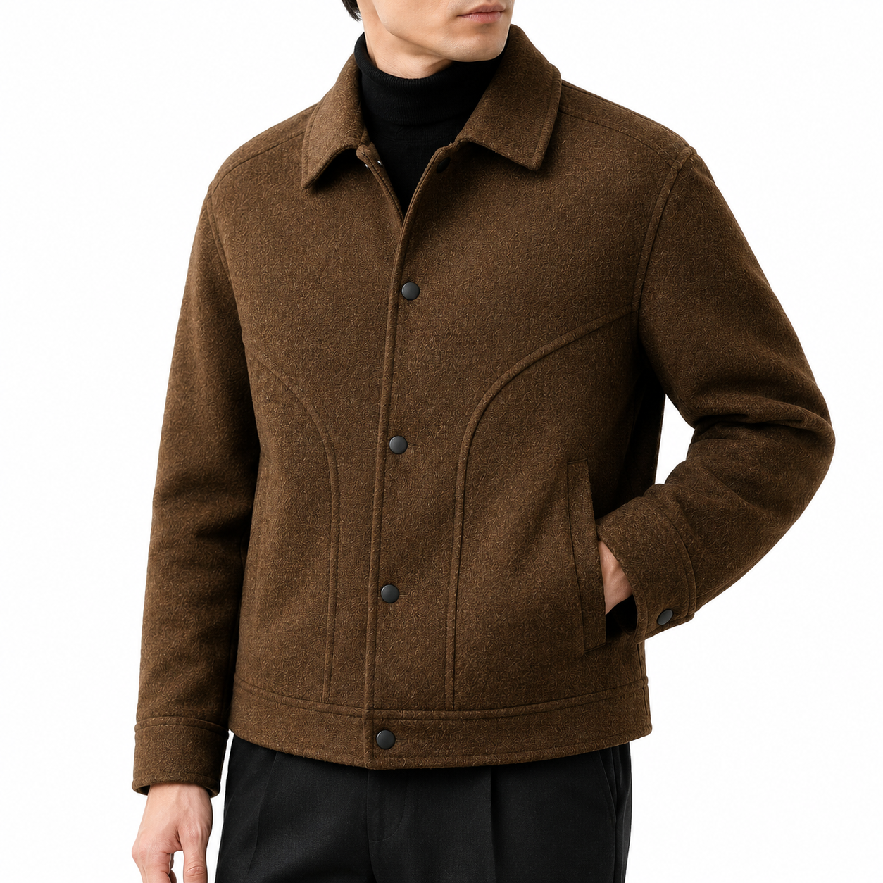 Sovereign Reversible Wool Jacket — Leisure Luxe