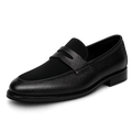 Square Toe Leather Derby Shoes — Clean Minimal Business