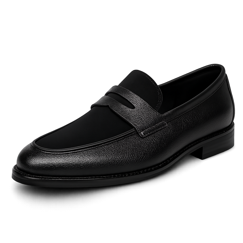 Square Toe Leather Derby Shoes — Clean Minimal Business