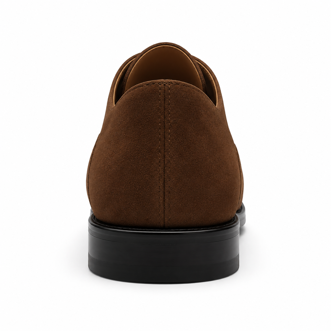 Three-Piece Wholecut Derby Shoes — Business Casual Leather