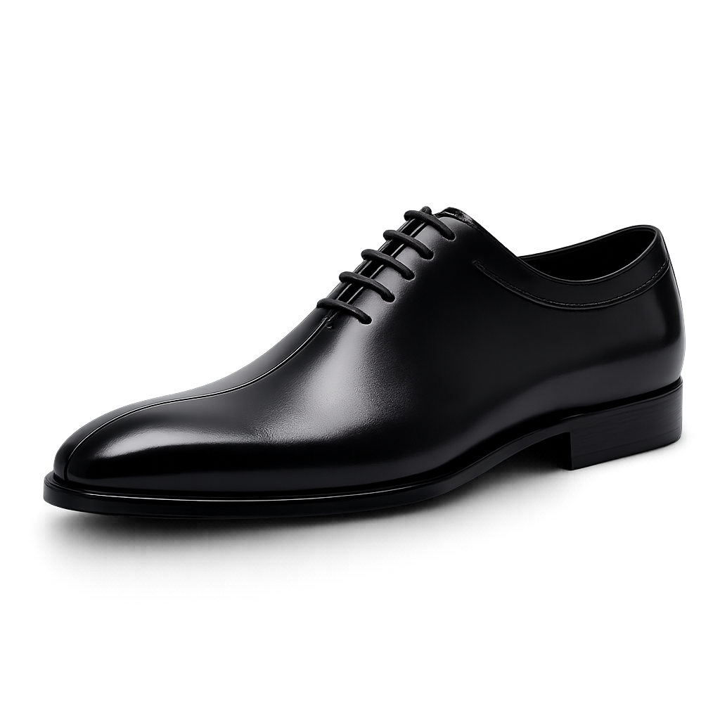 Tuxedo Oxford Shoes — Mirror Leather Wedding Formal