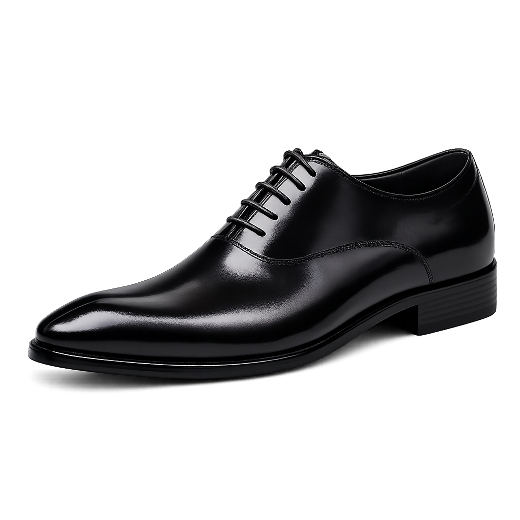 Wholecut Oxford Shoes — Handcrafted Mirror Leather British