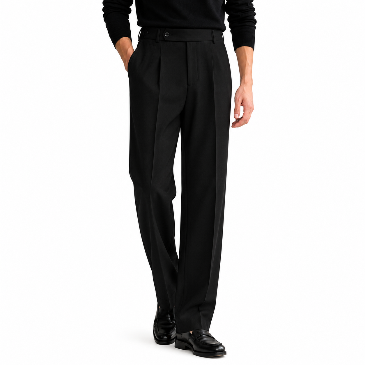 Wide Leg Dress Trousers — Clean Minimal Tailored