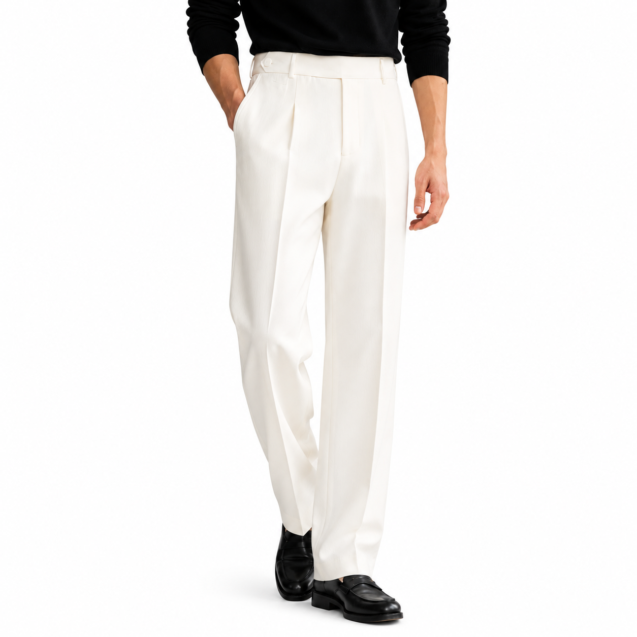 Wide Leg Dress Trousers — Clean Minimal Tailored